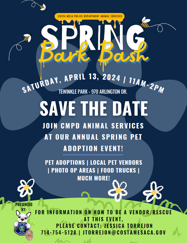 Spring Bark Bash 2024 - Save the Date 
