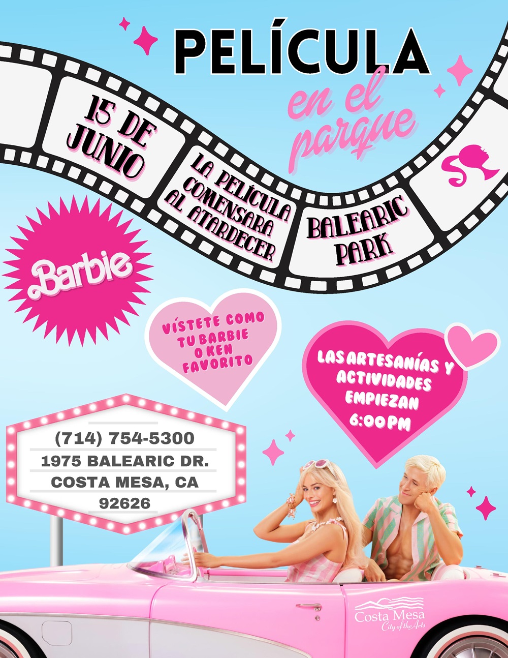 Barbie en español Flyer