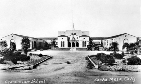 19th Street - Newport Blvd. Costa Mesa Grammar School - 1923